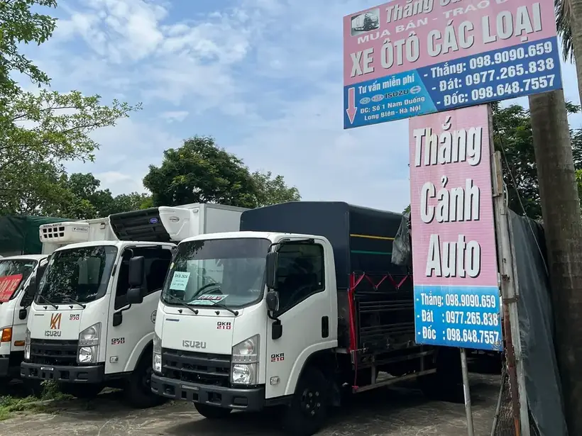 Quy trình xem và mua xe tải cũ tại bãi